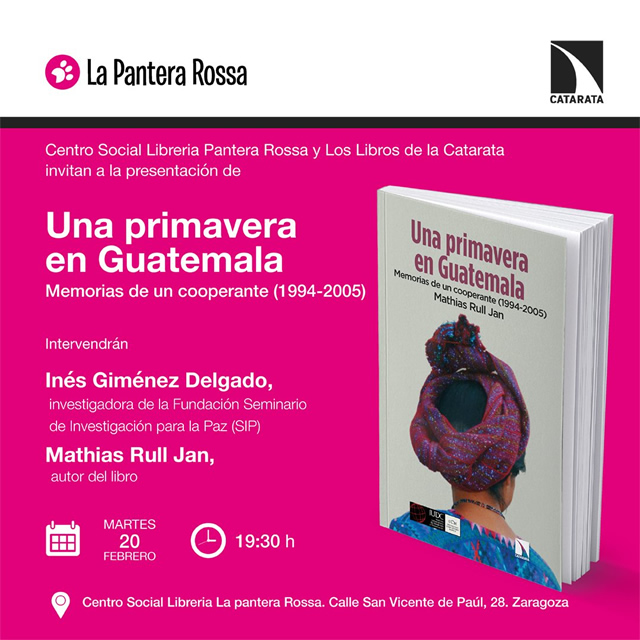 Mathias Rull Jan presenta 'Una primavera en Guatemala'